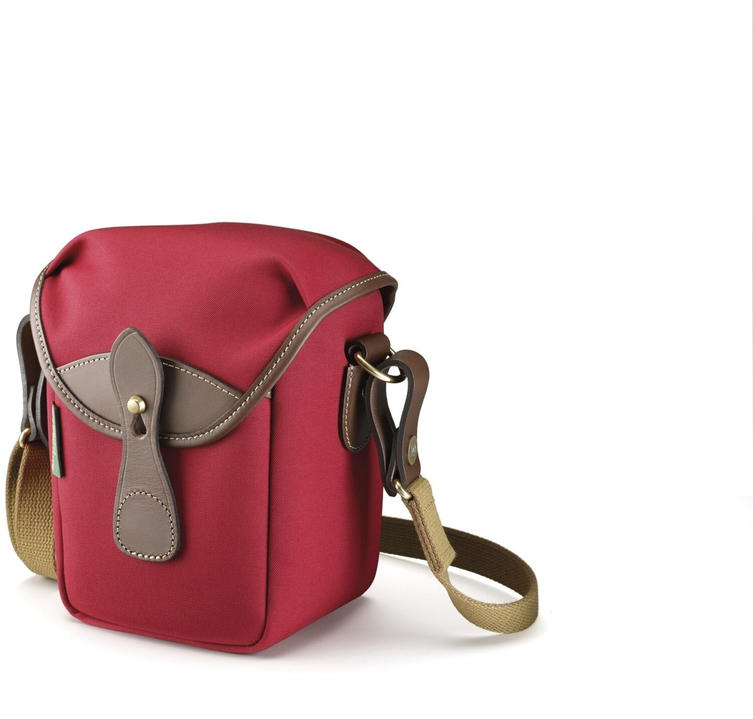 Billingham 72 Camera Bag Burgundy Canvas / Chocolate Leather