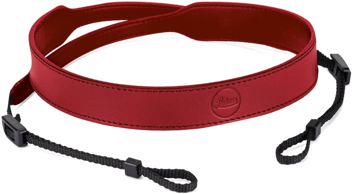 Leica Carrying Strap C-Lux Leather red