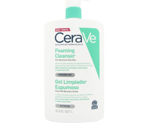 CeraVe Schäumendes Reinigungsgel Für Normale Bis Fettige Haut – Mit Ceramiden, Niacinamid & Hyaluronsäure