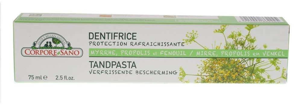 Corpore Sano Myrrh, Propolis and Fennel Toothpaste (75 ml)