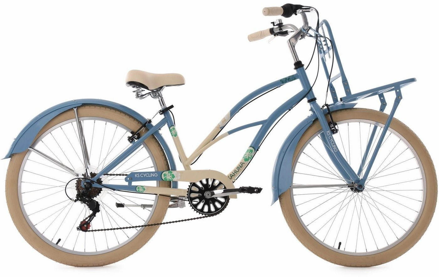 KS Cycling Beach-Cruiser Cargo (blue/beige)