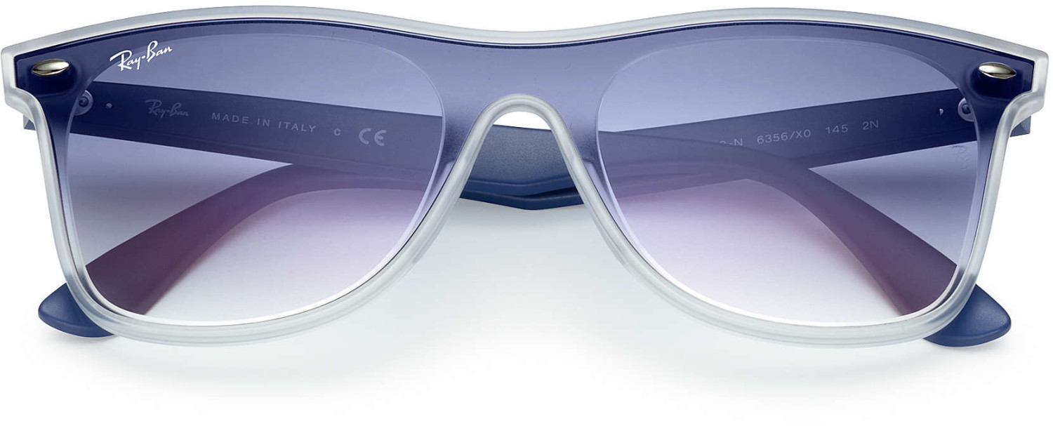 Buy Ray Ban Blaze Wayfarer RB4440N 6356X0 transparent blue