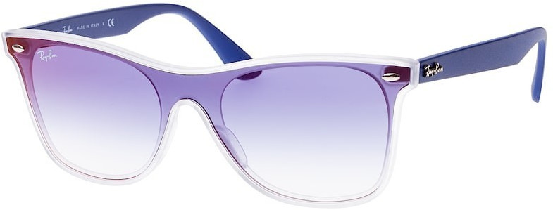 Blaze wayfarer transparent hotsell blue