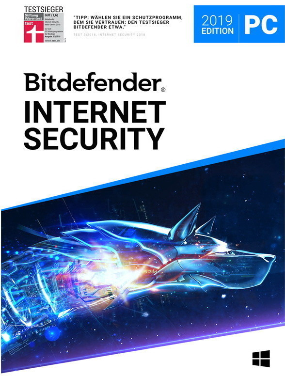 Bitdefender Internet Security 2019 (1 Device) (1 Year)