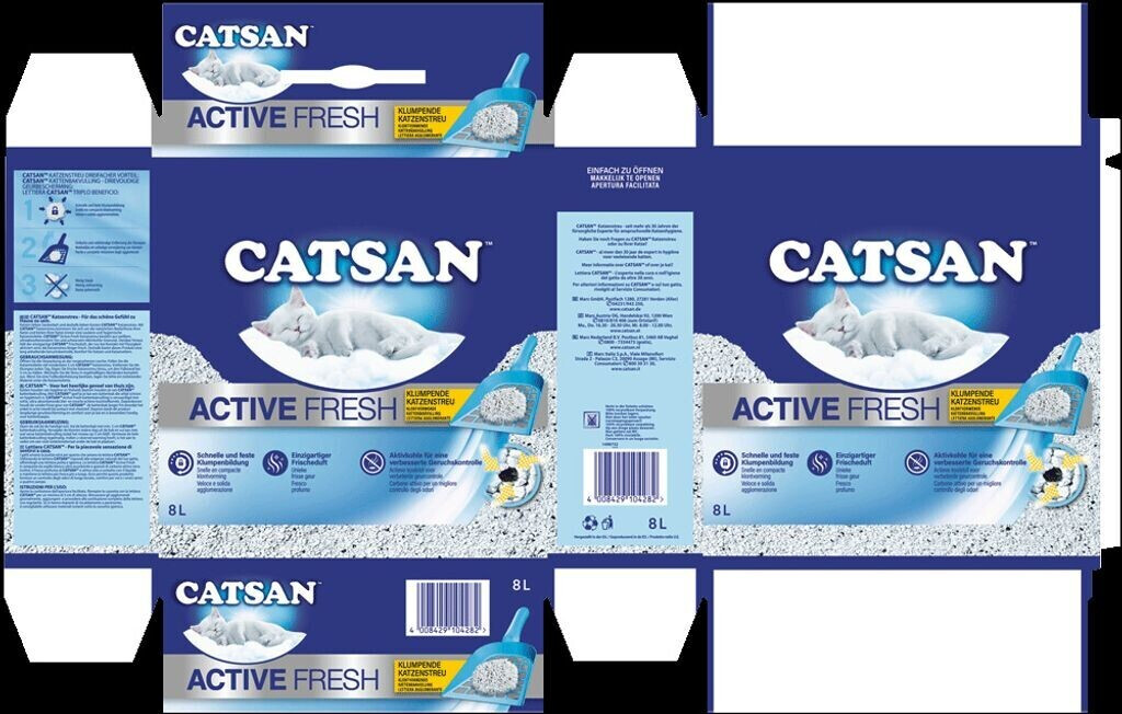 CATSAN Litière minérale pour chat 8 L CATSAN Litière minérale pour chat 8 L