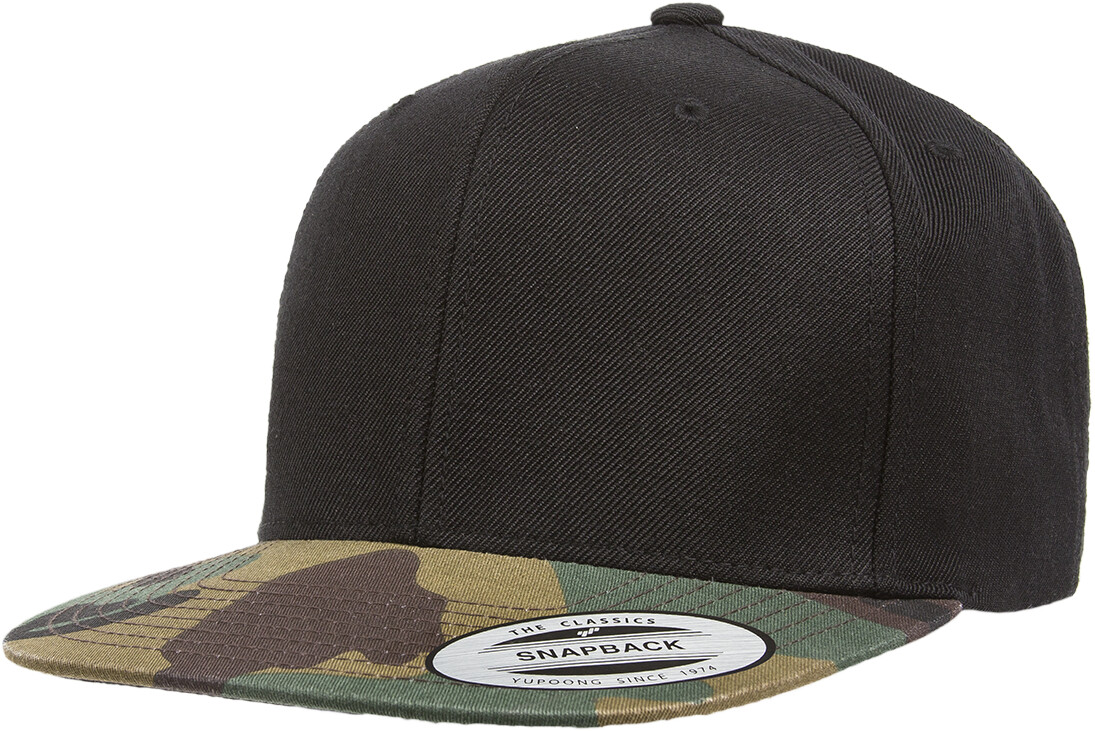 Flexfit 6089TC Yupoong Classic Snapback 2-Tone Camo black/green camo