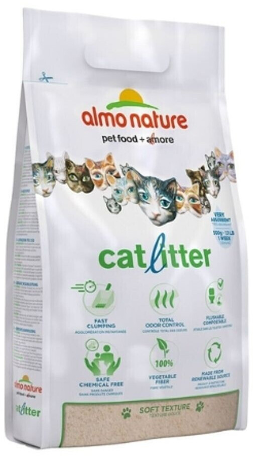 Almo Nature Litière végétale pour chat 2.27 kg Almo Nature Litière végétale pour chat 2.27 kg
