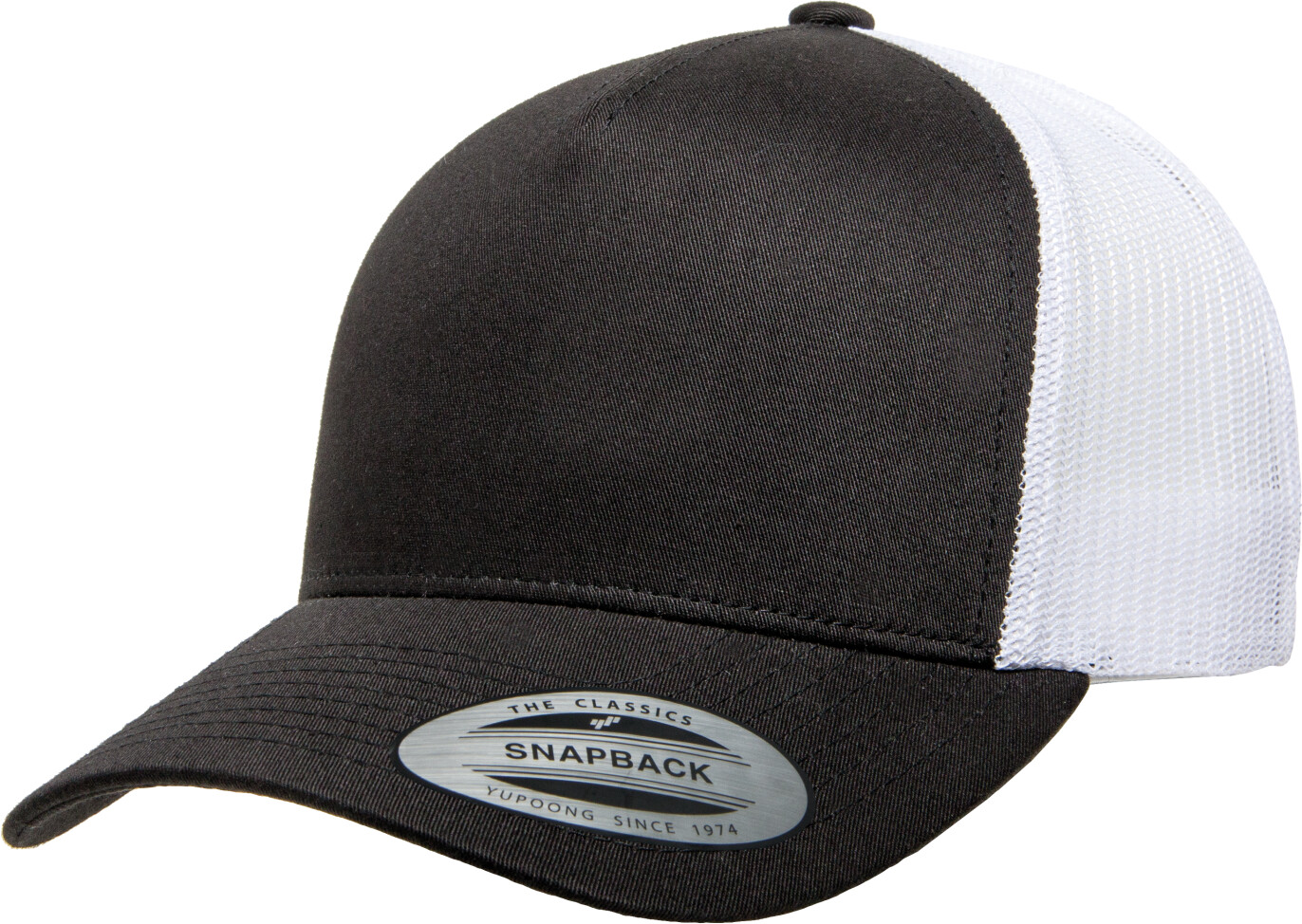 Flexfit 6506T 5-Panel Retro Yupoong Trucker 2-Tone black/white