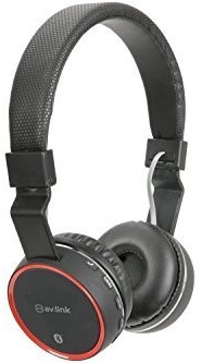 AV Link Bluetooth Noise Cancelling Headphones with FM Radio (Black)