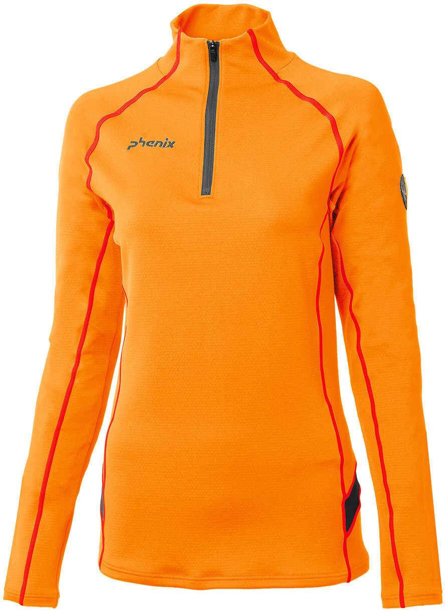 Phenix W Santa Rose 1/2 Zip Tee orange