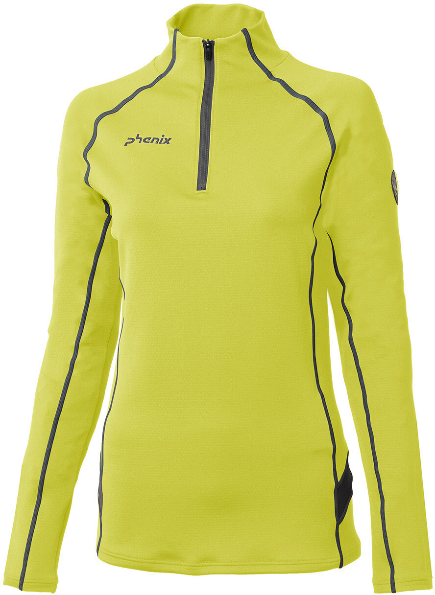 Phenix W Santa Rose 1/2 Zip Tee lime