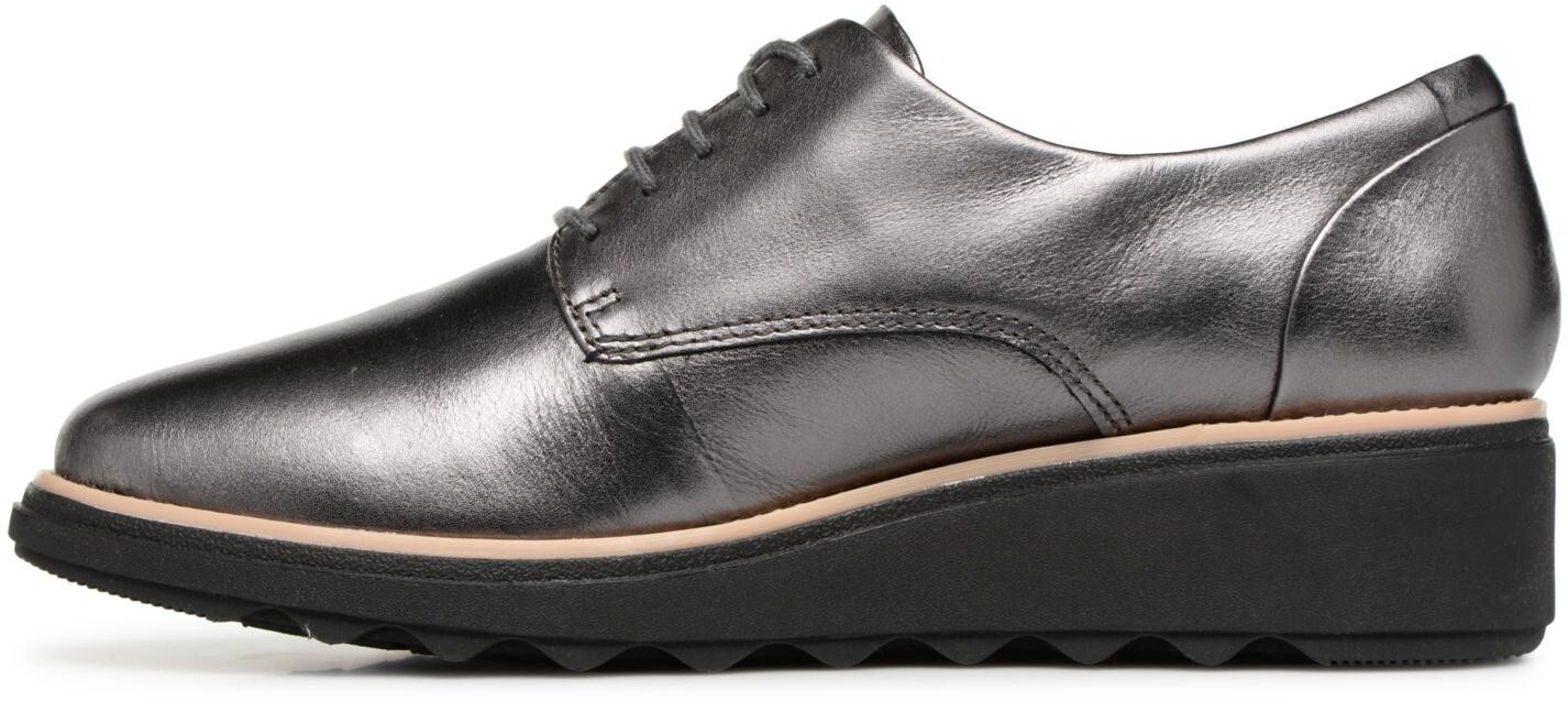 Clarks Sharon Noel cuir gris acier