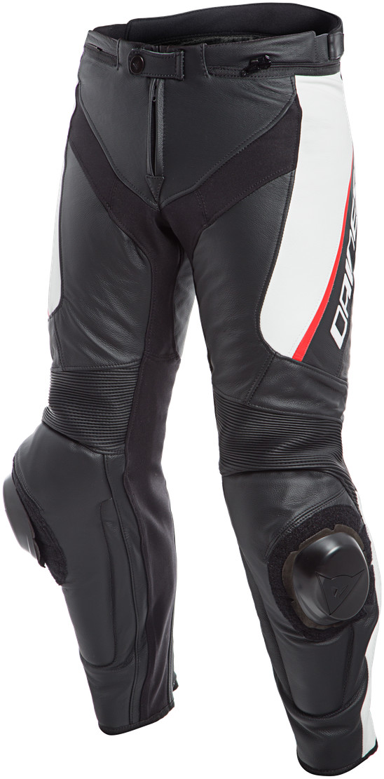Dainese Pantalon Delta 3 noir/blanc/rouge