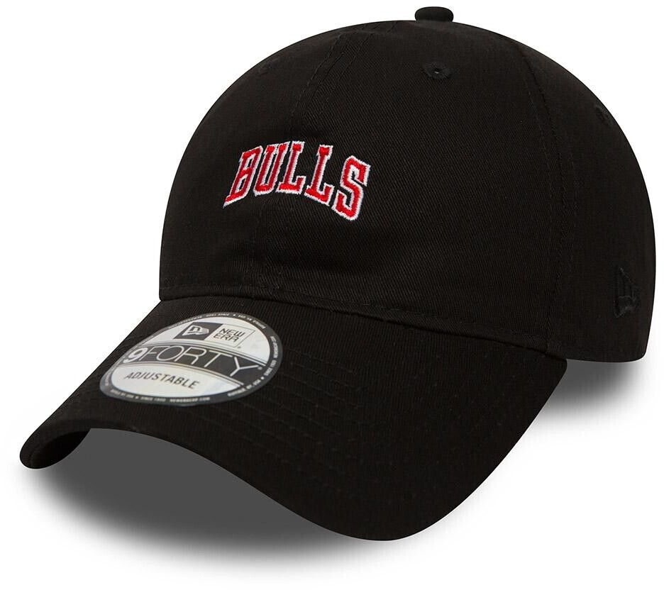New Era 9Forty Casquette Ajustable – Chicago Bulls Rouge Lavé, 100% Coton