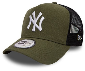 New Era Adjustable Trucker Cap Snapback New York Yankees grün mit Netz OSFM NEU 