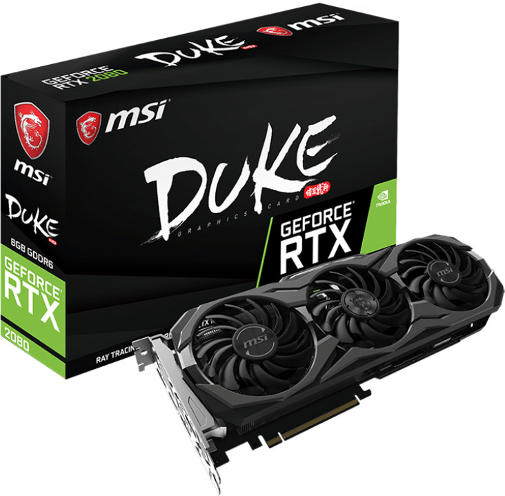 MSI GeForce RTX 2080 Duke OC 8 Go GDDR6