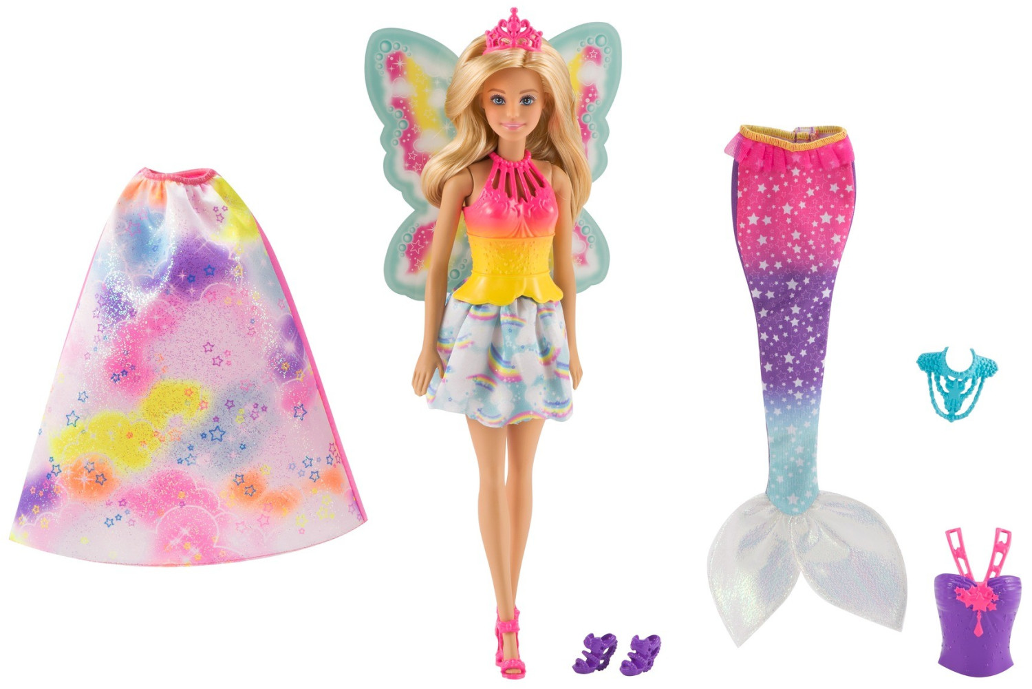 Barbie Poupée 3 tenues