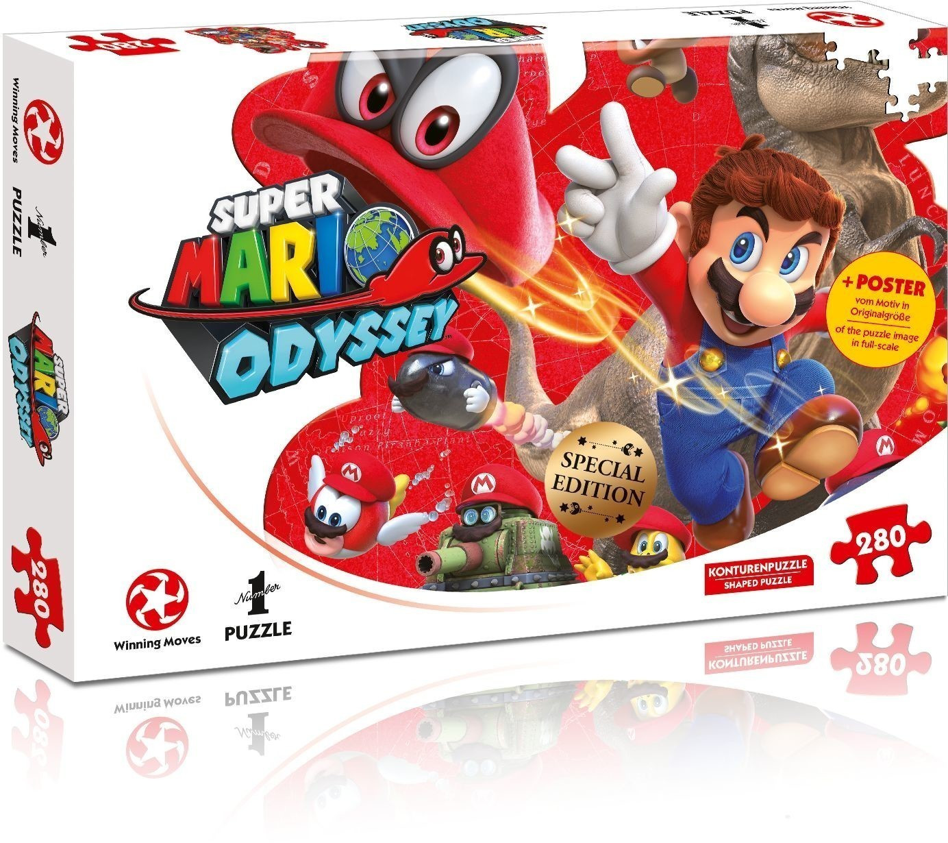 Winning-Moves Puzzle Super Mario Odyssey Mario & Cappy (360 pièces)