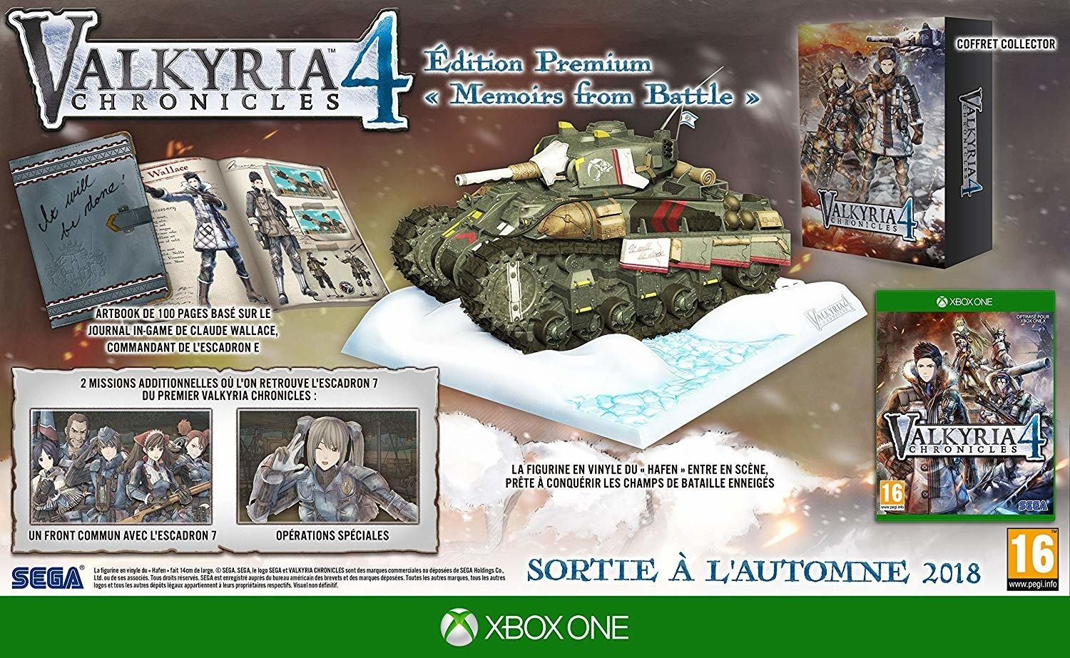 Valkyria Chronicles 4 : Memoirs from Battle - Édition Premium (Xbox One)