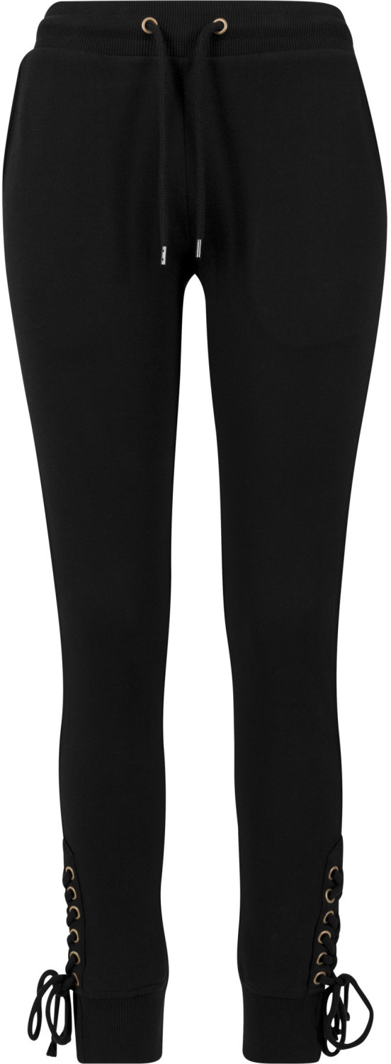 Urban Classics Ladies Fitted Lace Up Pants black (TB1518-7)