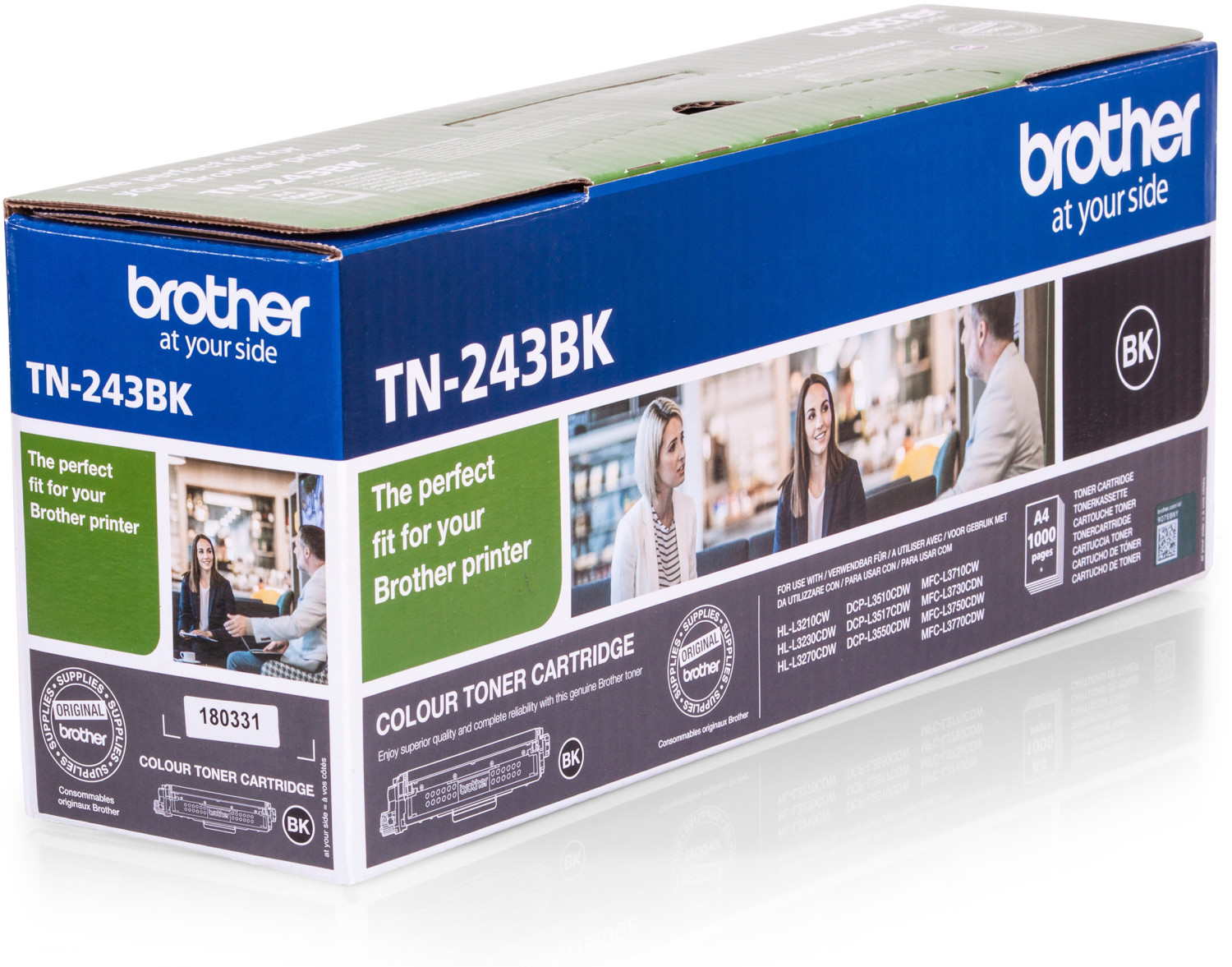 Brother TN-243BK schwarz, 1000 Seiten Original Toner – Böttcher AG