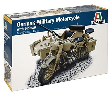 Italeri Moto militaire allemande avec sidecar (7403)