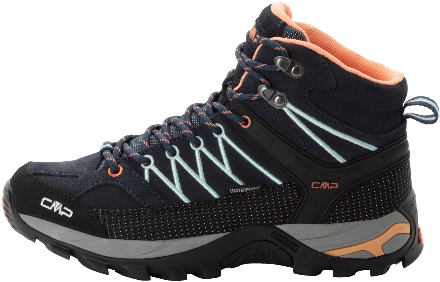 CMP Rigel Mid Waterproof Women b.blue/giada/peach