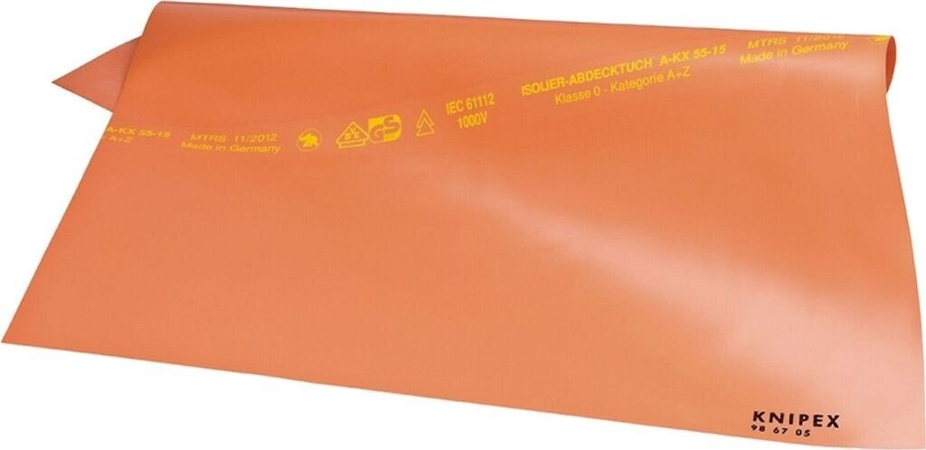 Knipex Nappe isolante en caoutchouc 50 x 50 cm (986705)