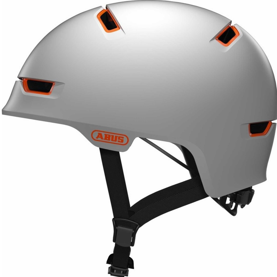 Photos - Bike Helmet ABUS Scraper 3.0 ACE silver-orange 
