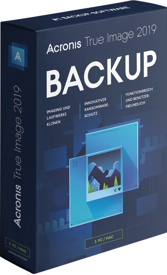 Acronis True Image 2019 (3 Devices) (DE) (Box)
