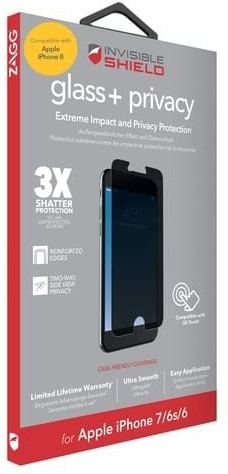 ZAGG InvisibleShield Glass+ Privacy (iPhone 8)