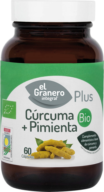 El Granero Turmeric and pepper (60 tablets)