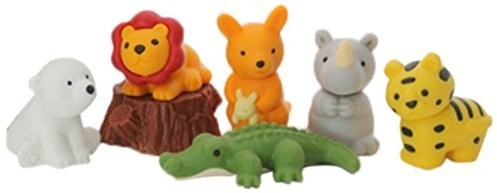 iwako Eraser Blister Safari (ERZ2004)