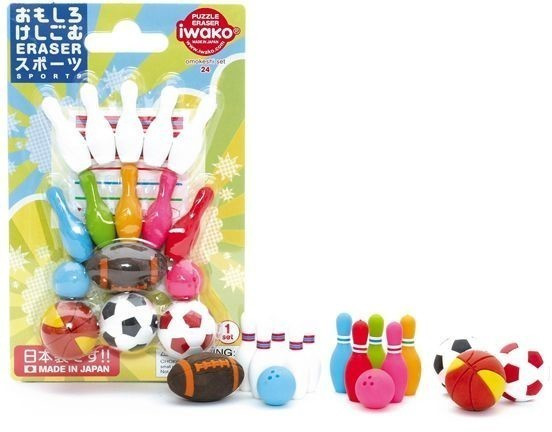 iwako Eraser Blister - Sports (38329)