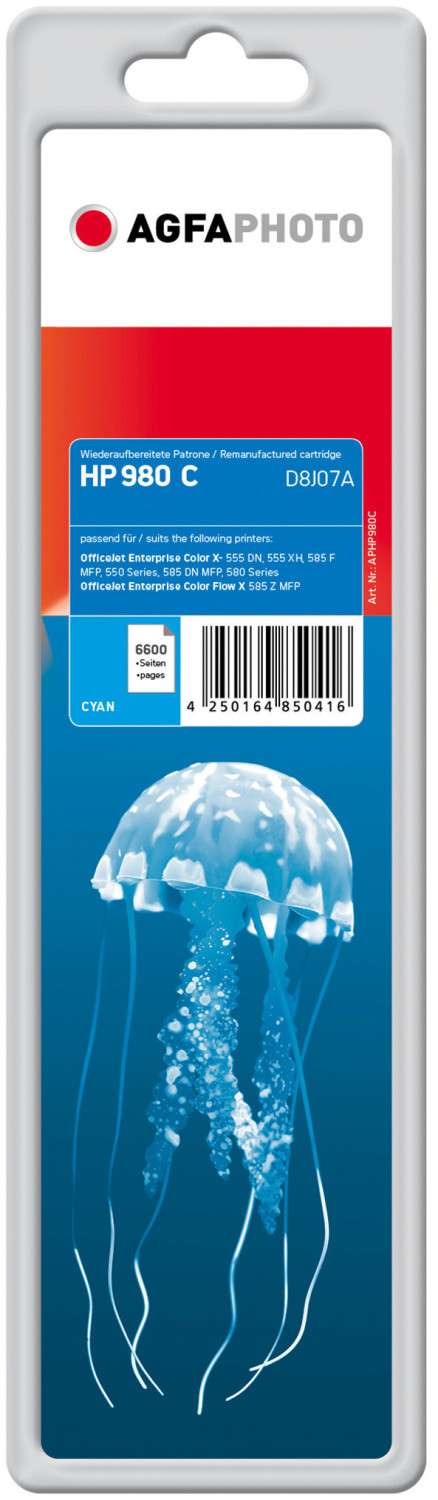 AgfaPhoto APHP980C pour HP 980 cyan