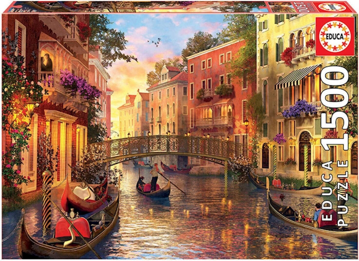 Photos - Jigsaw Puzzle / Mosaic Educa Borrás Educa Borrás Sunset in Venice (17124)