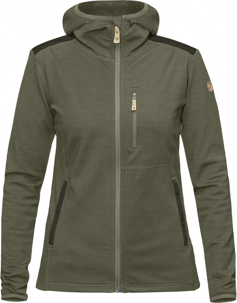 Fjällräven Keb Fleece Hoodie W green/deep forest