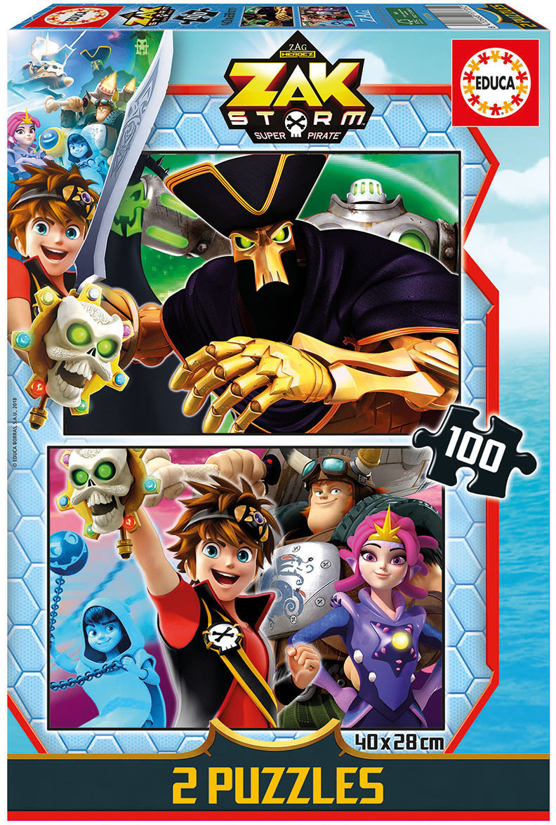 Educa Borrás Zak Storm 2 x 100