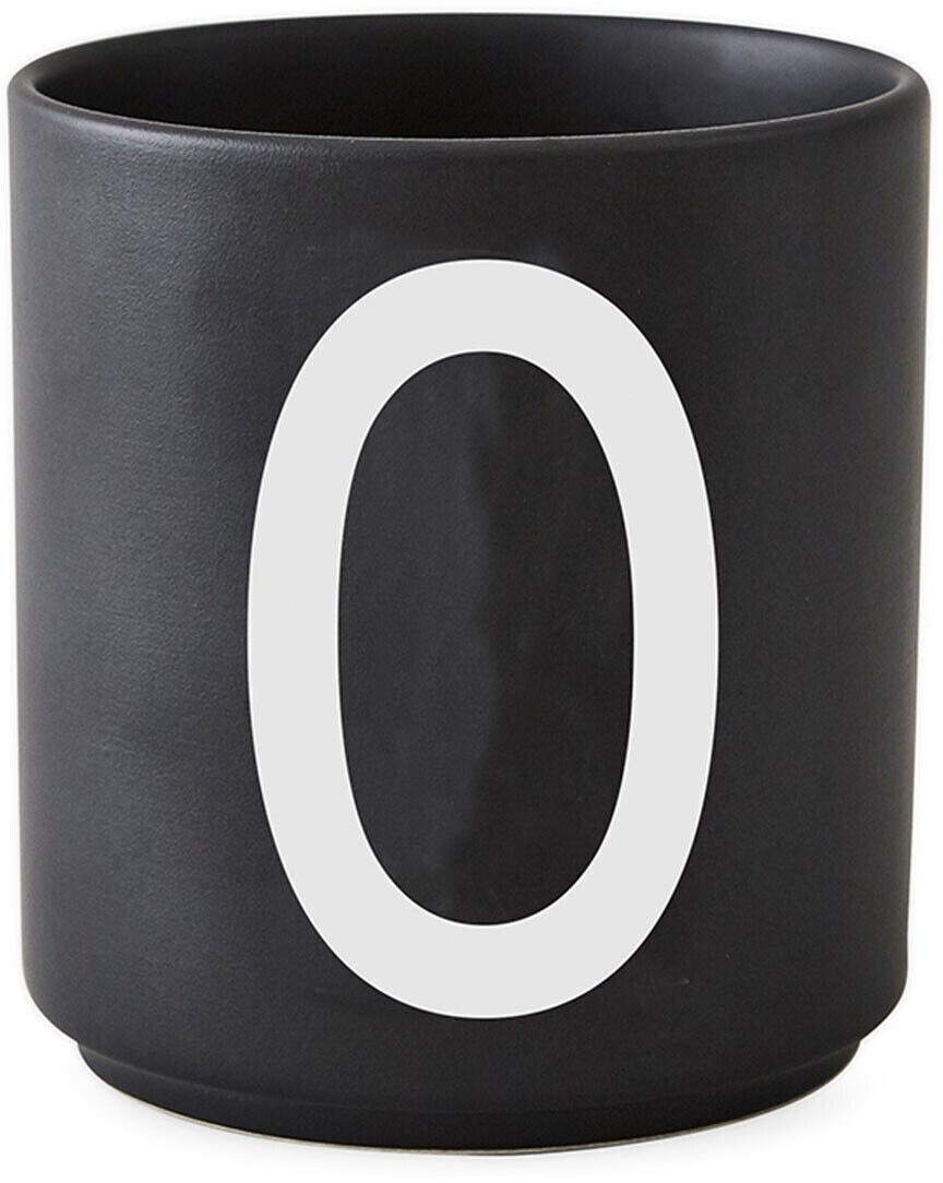 Design Letters AJ Mug Porcelain Black O Design Letters black / white