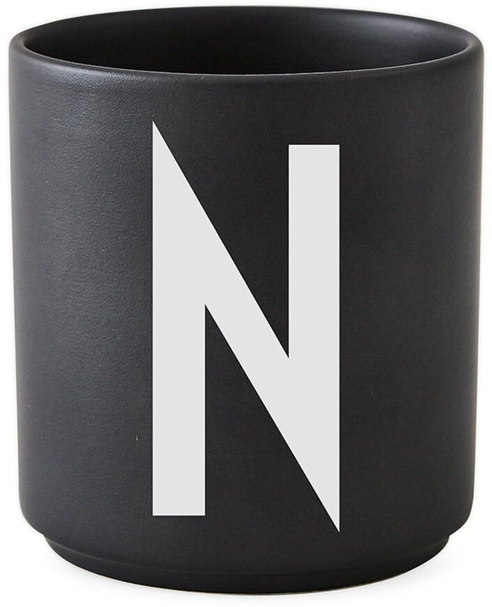 Design Letters AJ Mug Porcelain Black N Design Letters black / white