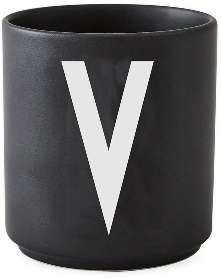 Design Letters AJ Mug Porcelain Black V Design Letters black / white