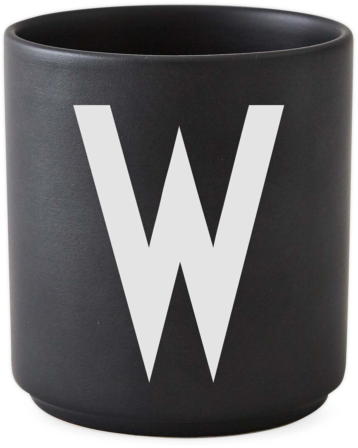 Design Letters AJ Mug Porcelain Black W Design Letters black / white