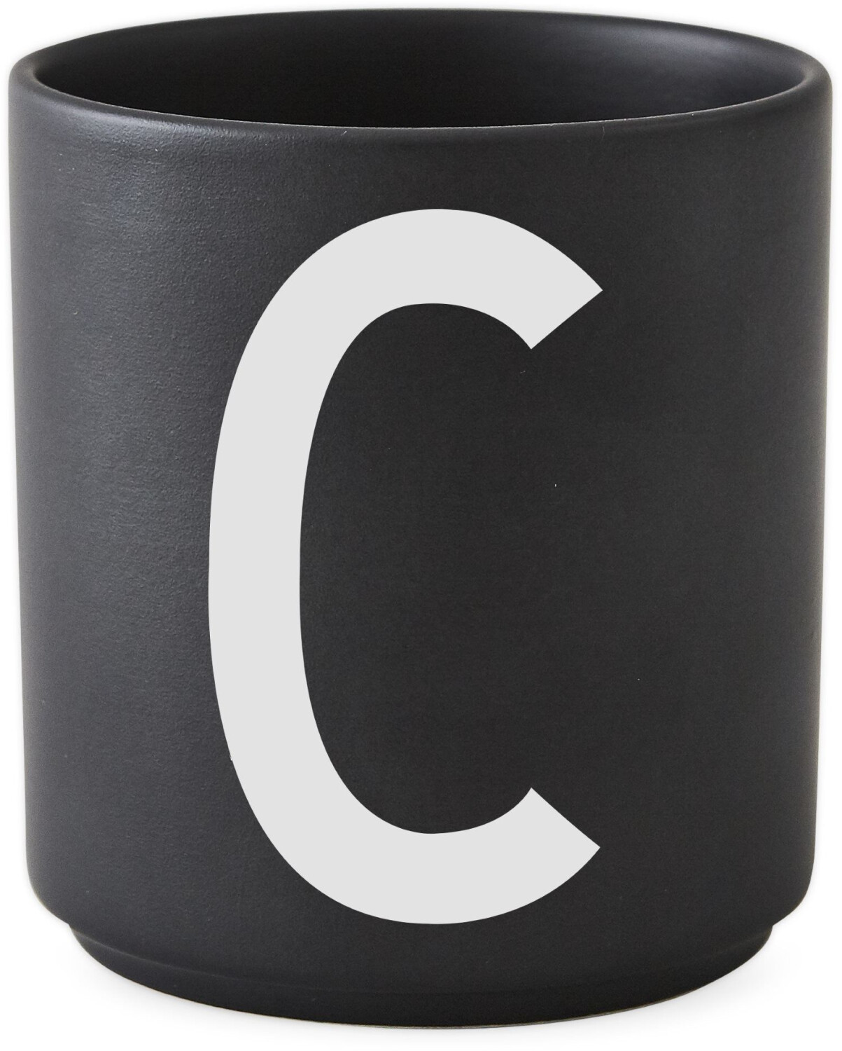 Design Letters AJ Mug Porcelain Black G Design Letters black / white