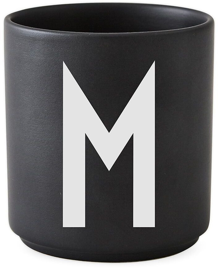 Design Letters AJ Mug Porcelain Black M Design Letters black / white