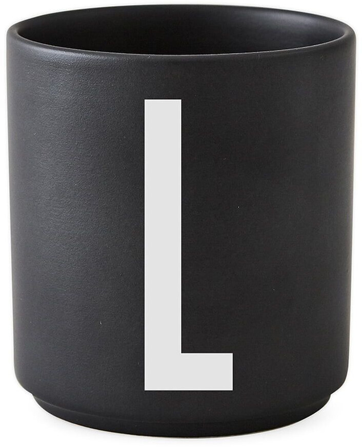 Design Letters AJ Mug Porcelain Black L Design Letters black / white