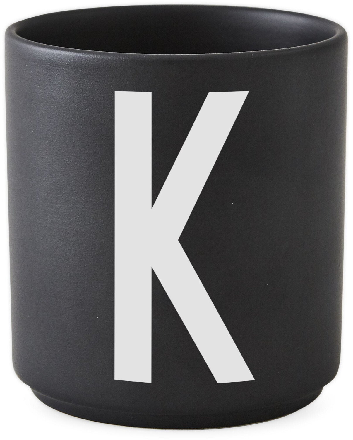 Design Letters AJ Mug Porcelain Black K Design Letters black / white