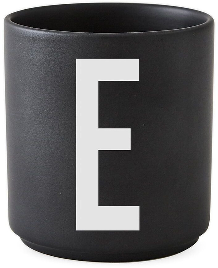Design Letters AJ Mug Porcelain Black E Design Letters black / white