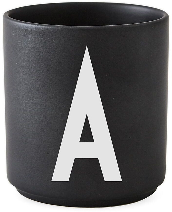 Design Letters AJ Mug Porcelain Black  Design Letters black / white