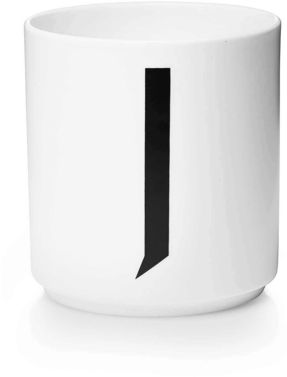 Design Letters AJ letters mug porcelain J Design Letters white / black