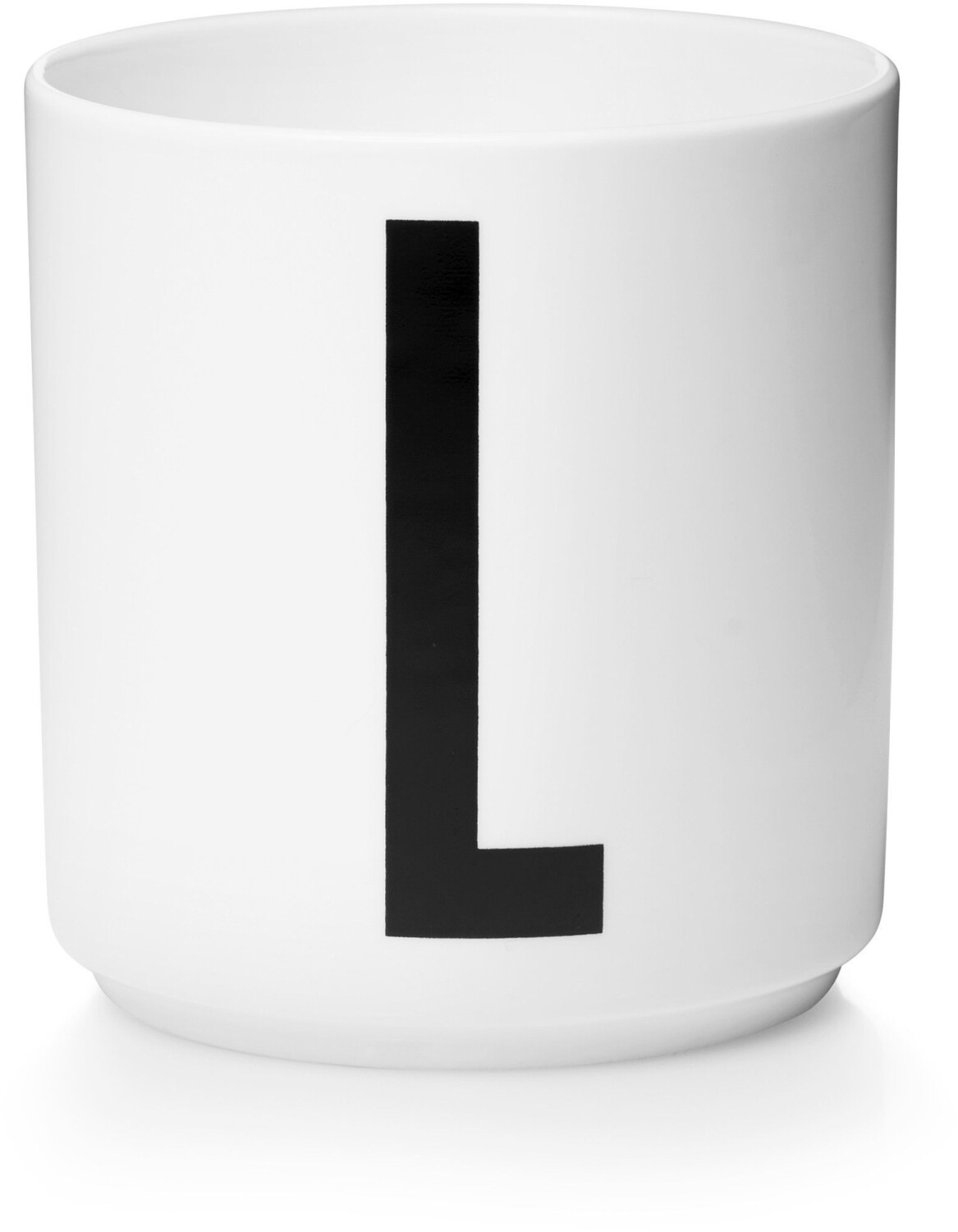 Design Letters AJ Letter Mug Porcelain L Design Letters white / black